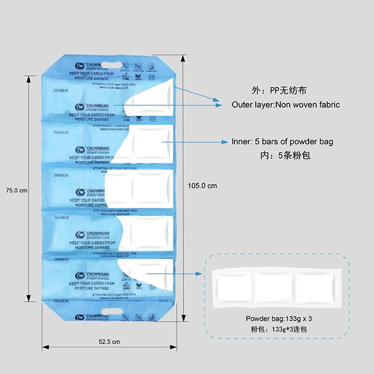 Moisture Absorbing Desiccant Blanket 1500g (4) Moisture Absorbing Desiccant Blanket 1500g (4)