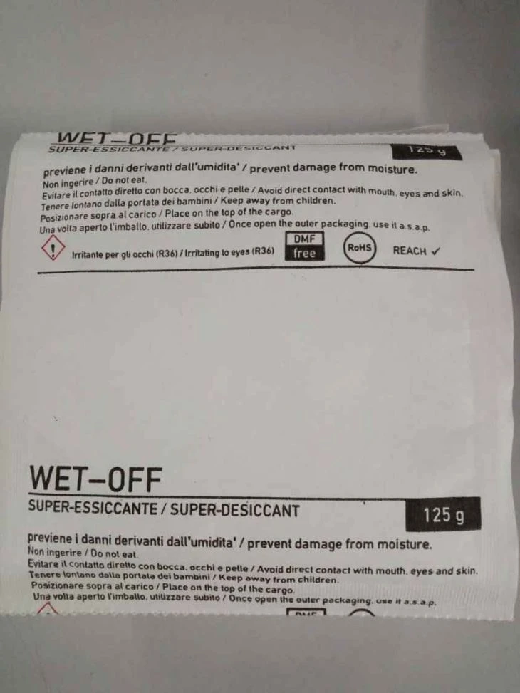 Anti-corrosion deiccant Dėl ESD pakuotės
