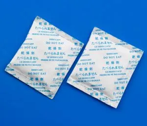1-1000g molio desikantuojamos pakuotės Japonijoje