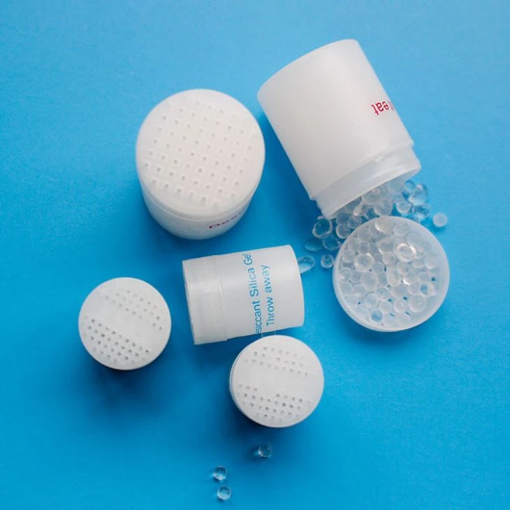 Silica Gel Canister For Vitamin Pills Tube Used