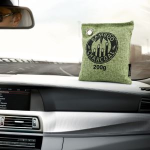 Natūralios oro gryninimo rankinės iš bambuko anglių automobiliams