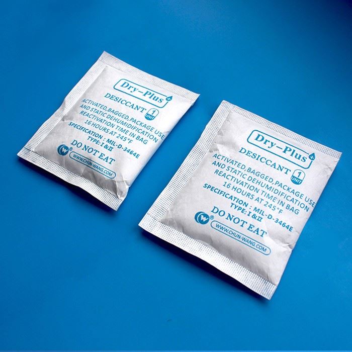 DIN 55473 Desiccant Bags With Indicator Cards