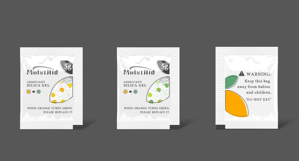 2020 m. Naujas elementas, nurodantis silicio gelį „MoistRid“