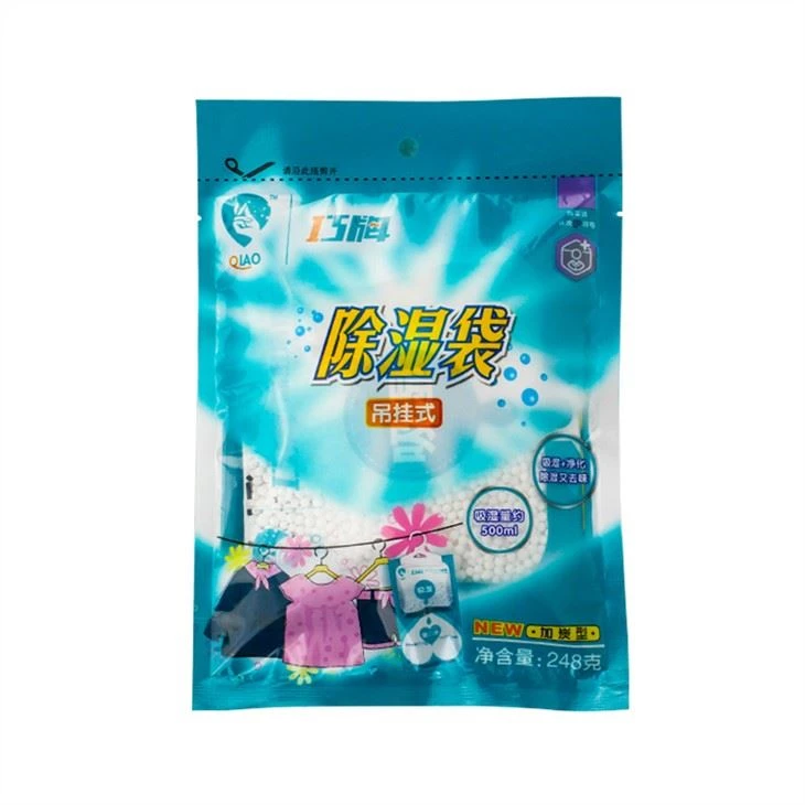500ML High Capacity Activated Carbon Fresh Air Wardrobe Hanging Dehumidifier Bag