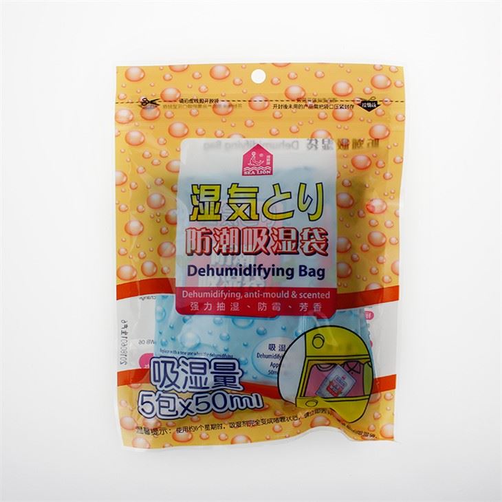 50ml *5 Stalčiaus tipas Potable Hygroscopic Bag For Drawer