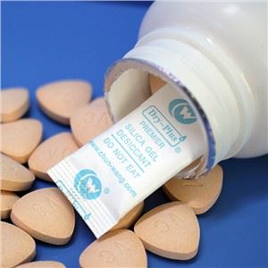 1g Silikagelio gelio desikantų kapsulė 200ml Maisto papildas Apsauga nuo drėgmės
